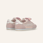 Entjpn 61 - sneakers rosa in pelle scamosciata e ciniglia