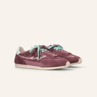 Entjpn 61 - sneakers color malva in pelle scamosciata e ciniglia