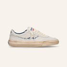 ENTJPN 75 – Sneaker in pelle bianca con dettagli blu