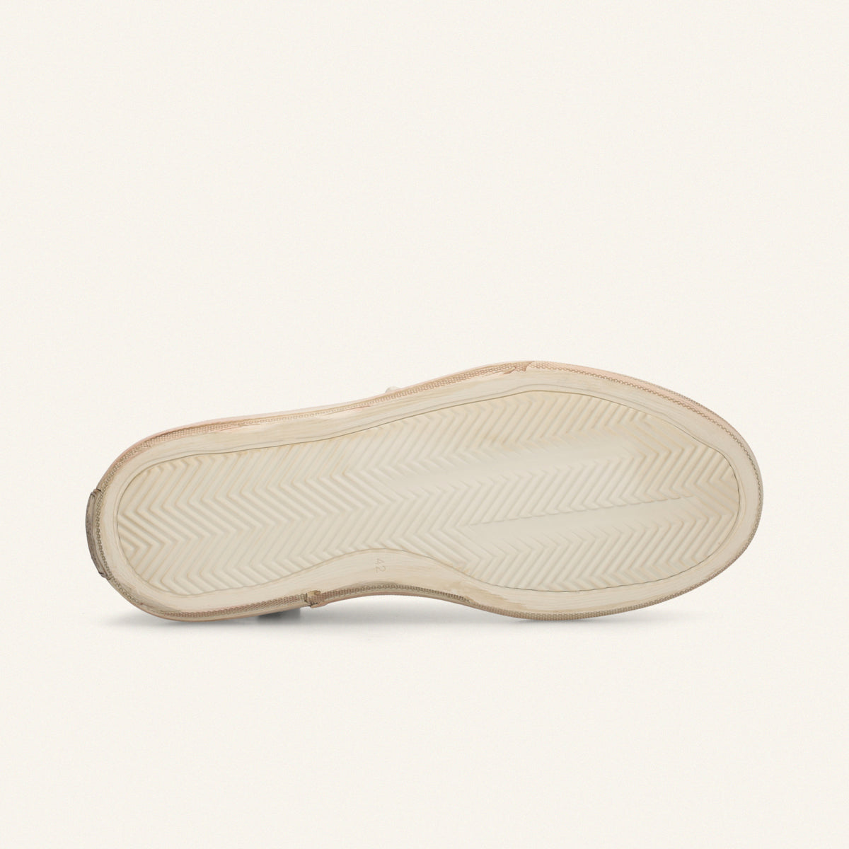 ENTJPN 75 – Taupe suede and white leather sneakers