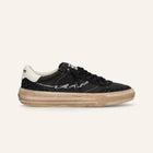 ENTJPN 75 – Sneaker in pelle nera con inserti glitter