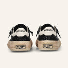 ENTJPN 75 – Sneaker in pelle nera con inserti glitter