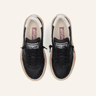 ENTJPN 75 – Sneaker in pelle nera con inserti glitter