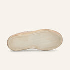 ENTJPN 75 – Sneaker in suede nude con strass e dettagli argento