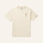 Butter-Coloured Cotton T-Shirt ‘One Way Ticket to Tokyo’