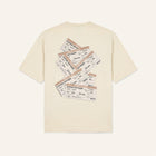 Butter-Coloured Cotton T-Shirt ‘One Way Ticket to Tokyo’