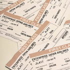 Butter-Coloured Cotton T-Shirt ‘One Way Ticket to Tokyo’