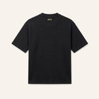 T-shirt in cotone waffle nera ENTJPN Authentics Club
