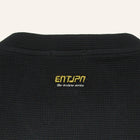 T-shirt in cotone waffle nera ENTJPN Authentics Club