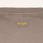 ENTJPN Authentics Club Hazelnut-Coloured Waffle Cotton T-Shirt