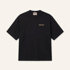 T-shirt in cotone nera con stampa 'ENTJPN 1975 Tokyo'