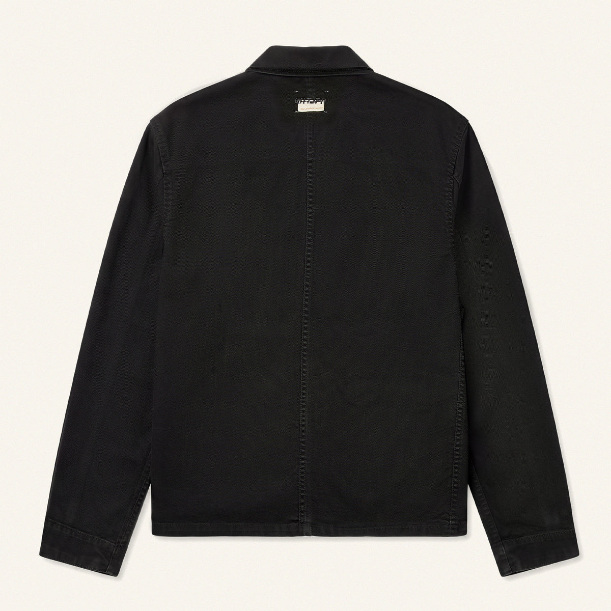 Field Jacket Workwear in twill di cotone nera