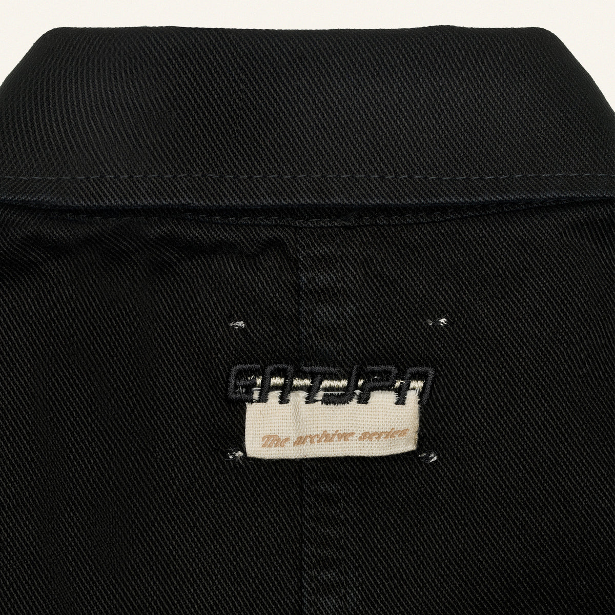 Field Jacket Workwear in twill di cotone nera