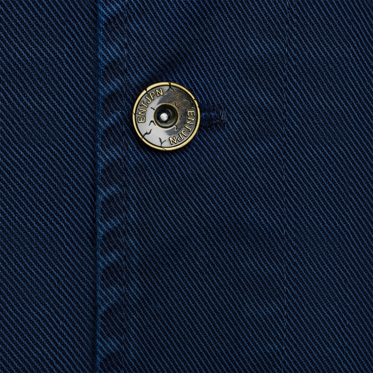 Field Jacket Workwear in twill di cotone indaco