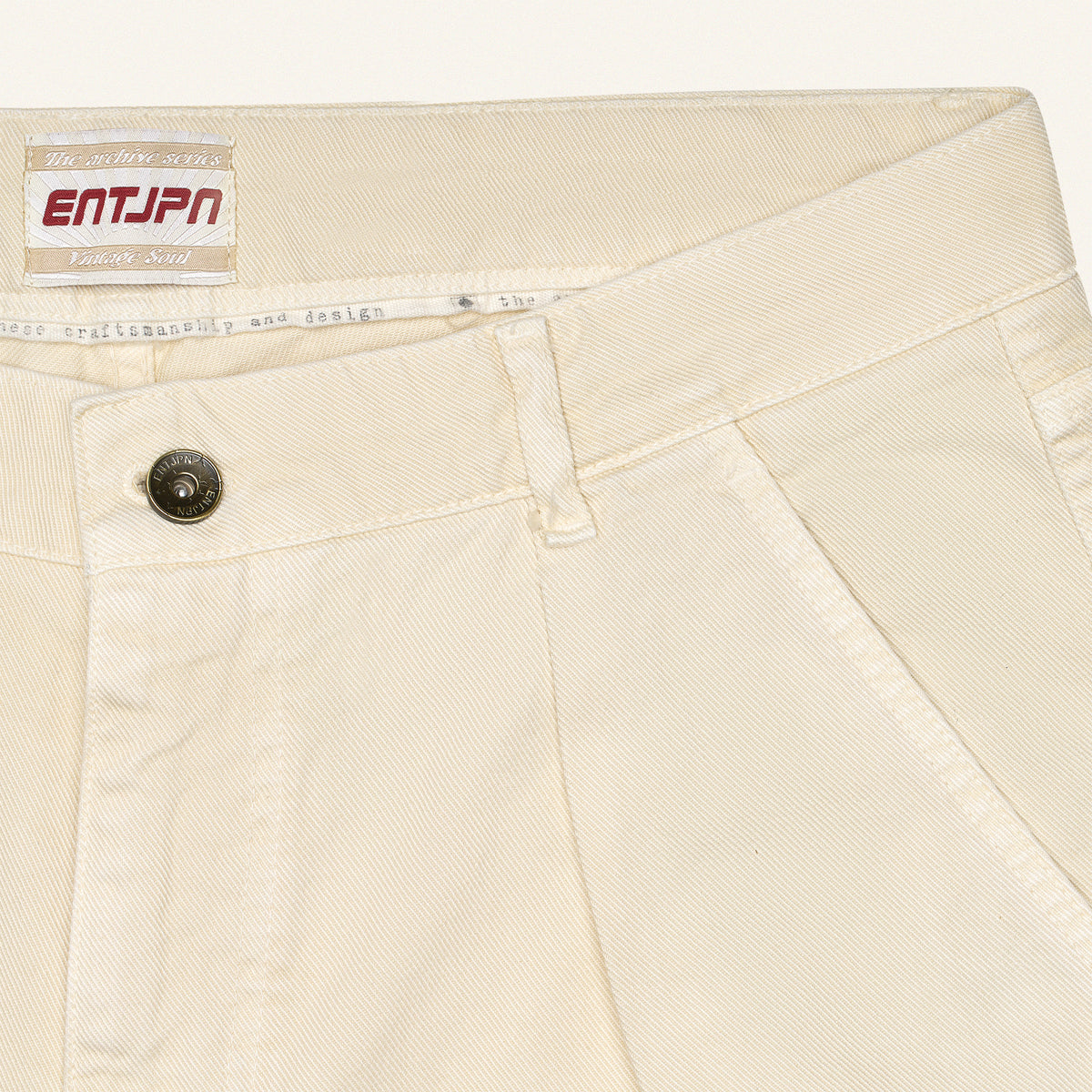 Pantalone Cargo Workwear in twill di cotone sabbia