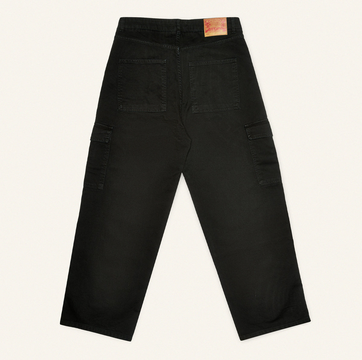 Pantalone Cargo Workwear in twill di cotone nero