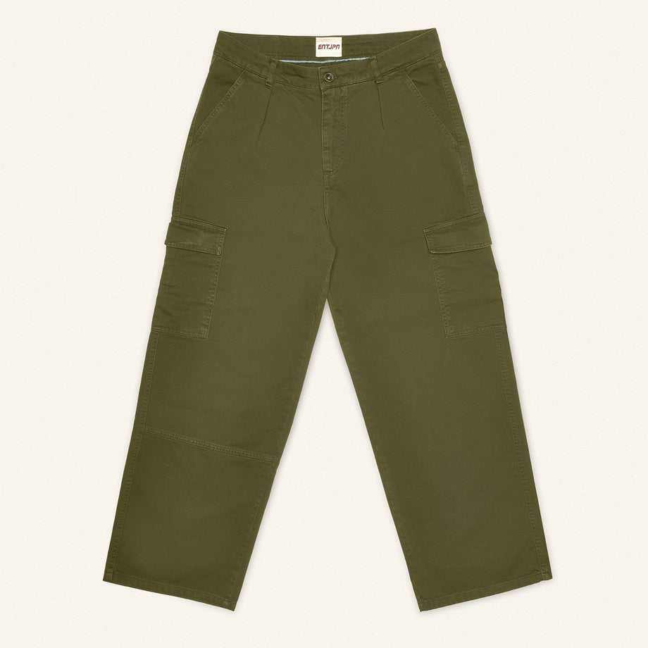 Military-Coloured Cotton Twill Cargo Pant Workwear image