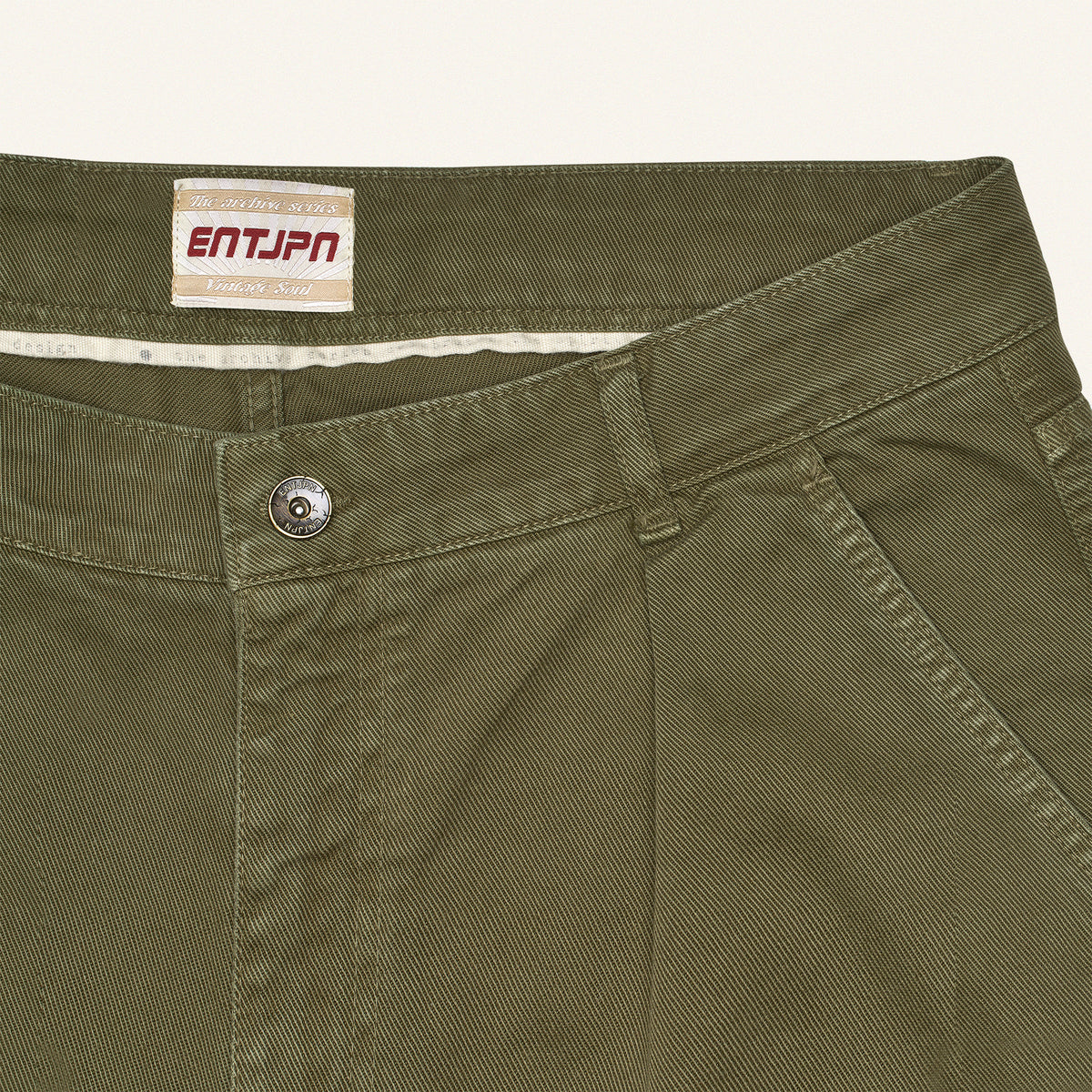 Pantalone Cargo Workwear in twill di cotone military