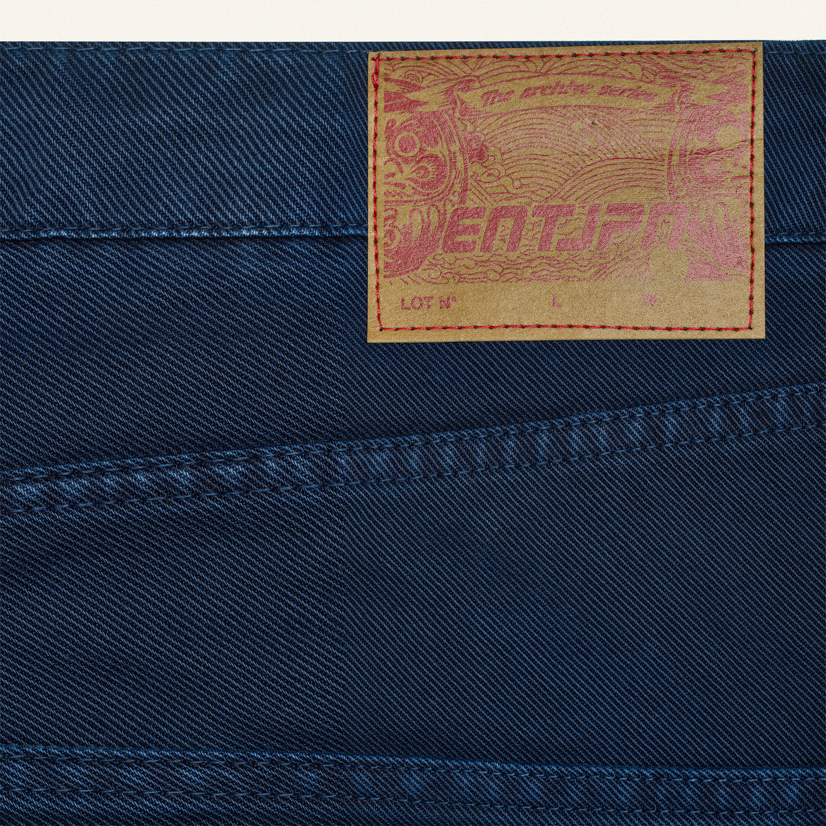 Pantalone Cargo Workwear in twill di cotone indaco