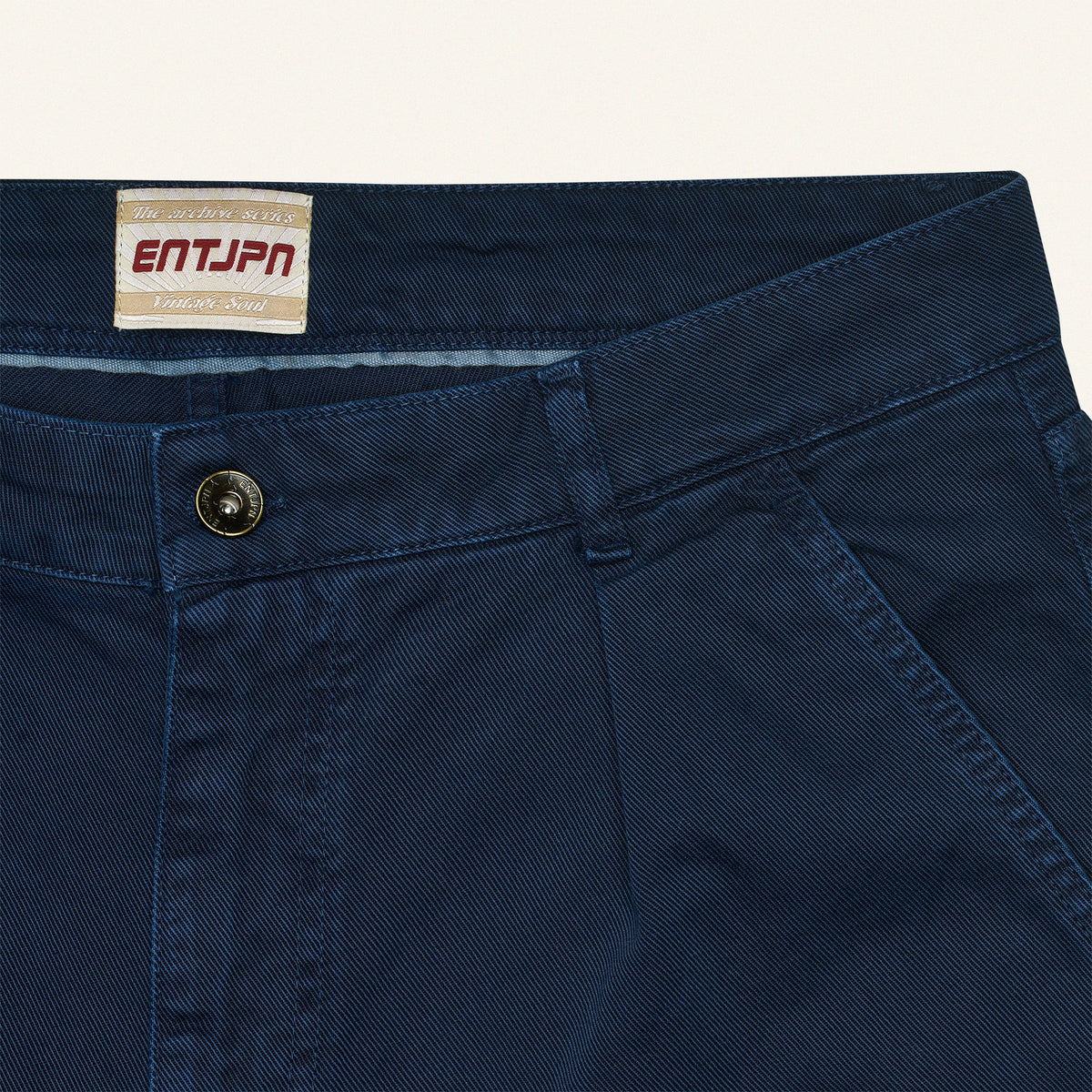 Pantalone Cargo Workwear in twill di cotone indaco