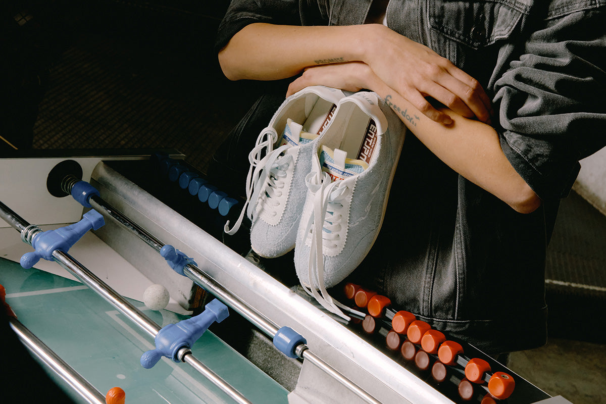 ENTJPN Jupiter Rocket – White Leather Sneaker with EJ Rocket Logo